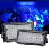 UV LED Black Light Blacklight Flood Light IP65 Waterproof 395 400nm UVA Lamp For Stage Lighting Halloween Decor 300W EU Plug