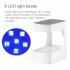 UV Light For Nails Mini UV LED Nail Lamp Portable Nails Quick Drying Nail Lamp Art Tools For Gel Travel Home TV White A177 1