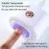 UV Light For Nails Mini UV LED Nail Lamp Portable Nails Quick Drying Nail Lamp Art Tools For Gel Travel Home TV White A177 1