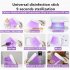 UV Light Portable Disinfectant Wand UV Charging Disinfection Lamp USB Sterilizer UVC Light For Hometravel Supreme white