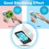 UV Light Sterilizer Cell Phone Wireless Charging Mask Sterilizer Sanitizer Cleaner Box Disinfection Case white