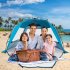 UV Sun Shelter Windproof Waterproof Breathable Portable Outdoor Camping Beach Tents Fit 3 4 Person