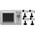 2.4GHz 4-channel palm wireless mobile AV receiver, with 4 X 841T