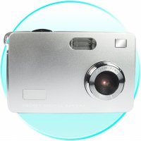 CMOS Digital Camera - 5.0M Pixel + Rechargeable Li-ion Battery