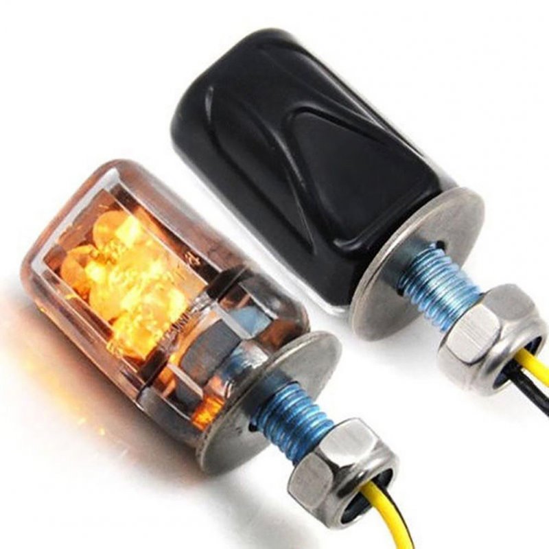 2 Packed LED Motorcycle Turn Signal Light Blinker Indicator Lamp 