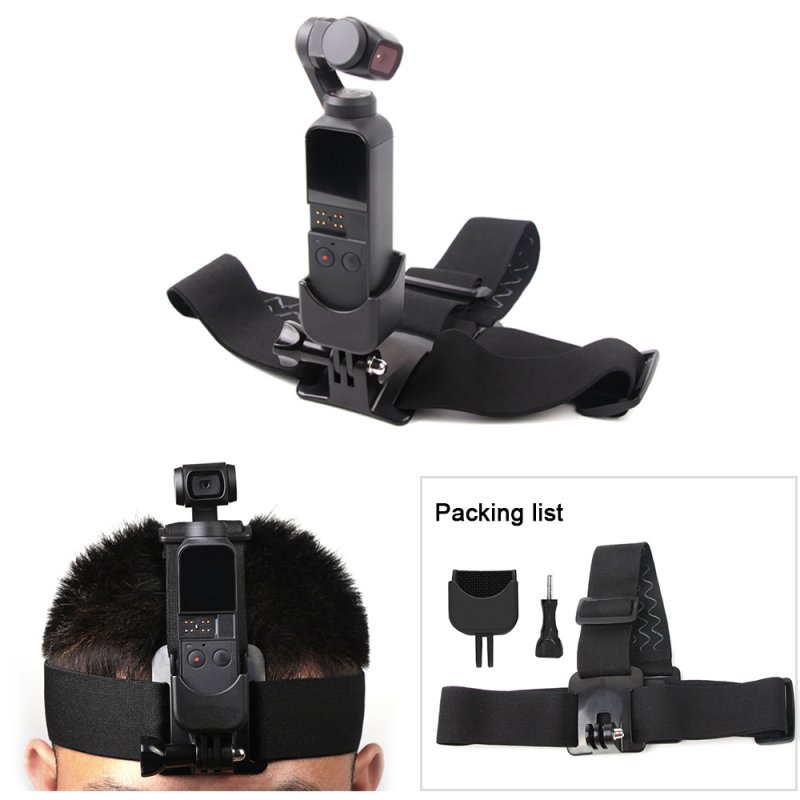 Sunnylife for GoPro Head Strap Headband Mount Holder with Adapter for DJI OSMO Pocket Camera  