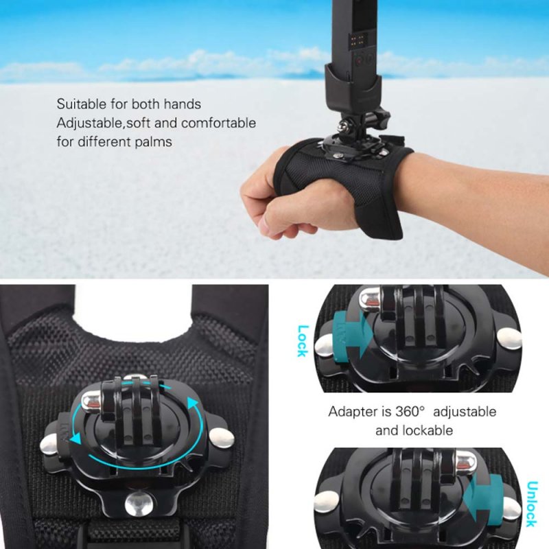 360 Degree Rotable Wrist Band Belt Supporting Adapter for DJI OSMO POCKET  