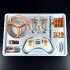 Udi R C U843 4 in 1 Quadcopter with 6 Axis Gyro  2 4GHz 4 Channel  360   Rolling Action  White   Orange 