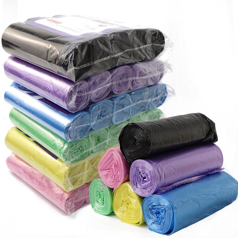 5 Rolls/pack Pe Garbage Bags Disposable Waste Trash Storage  Container 