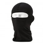 Uherebuy Motorcycle Cycling Sport lycra Balaclava Full Face Mask For Sun UV Protection  Black 