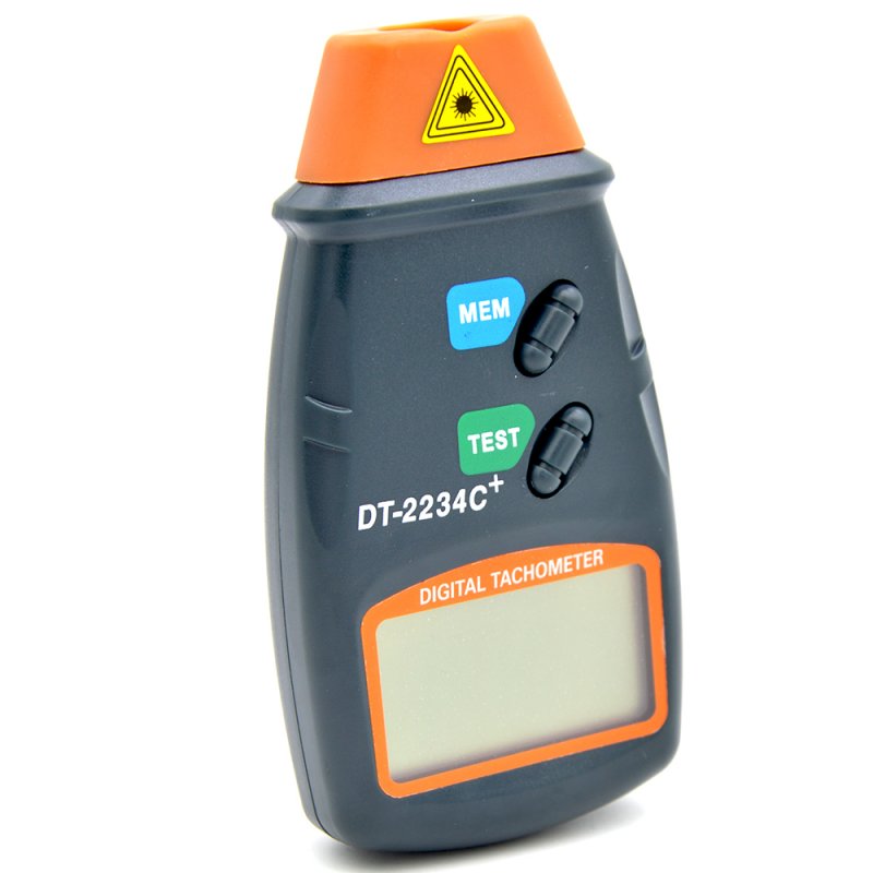 DT2234 C+ Digital Tachometer RPM Meter Non-Contact 2.5RPM-99999RPM LCD Display Speed Meter Tester  