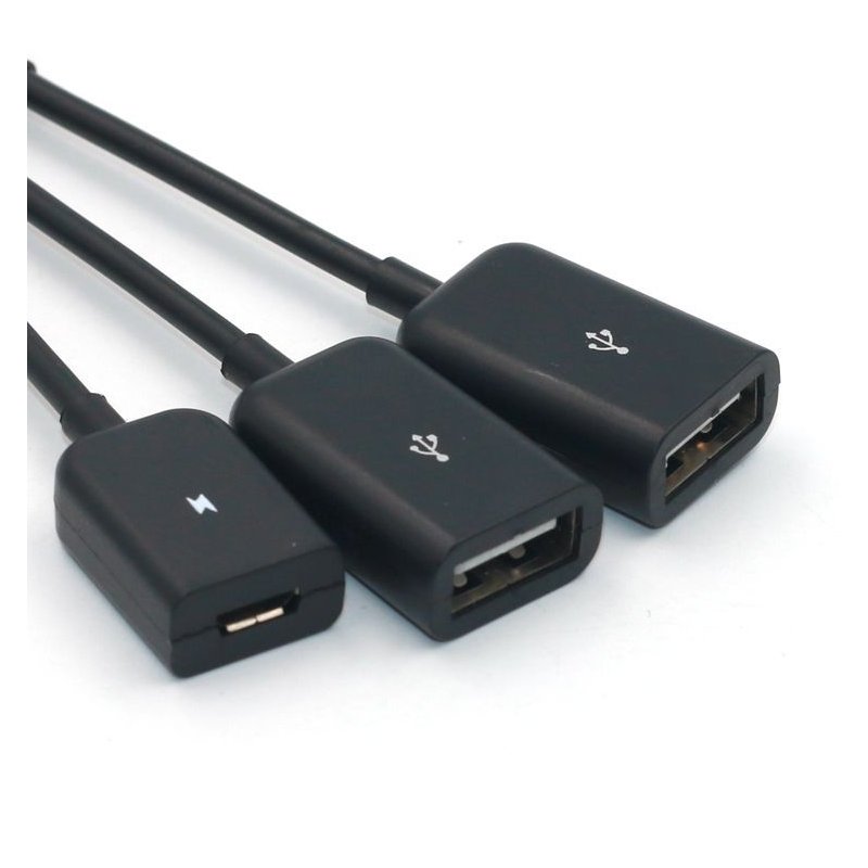 3 in 1 Micro USB OTG Cable Data Transfer Micro USB Male to Female Adapter Game Mouse Keyboard Adapter Cable
