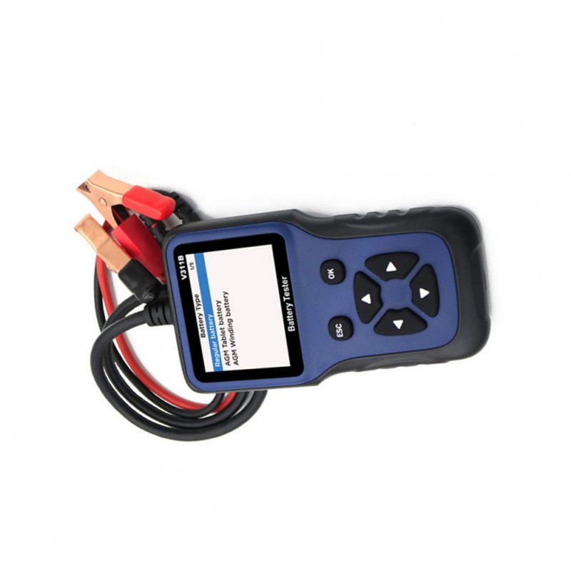 Car Battery Tester Diagnostic Tool 12V Battery Charger Detector Analyzer Universal for Automotive Yacht 
