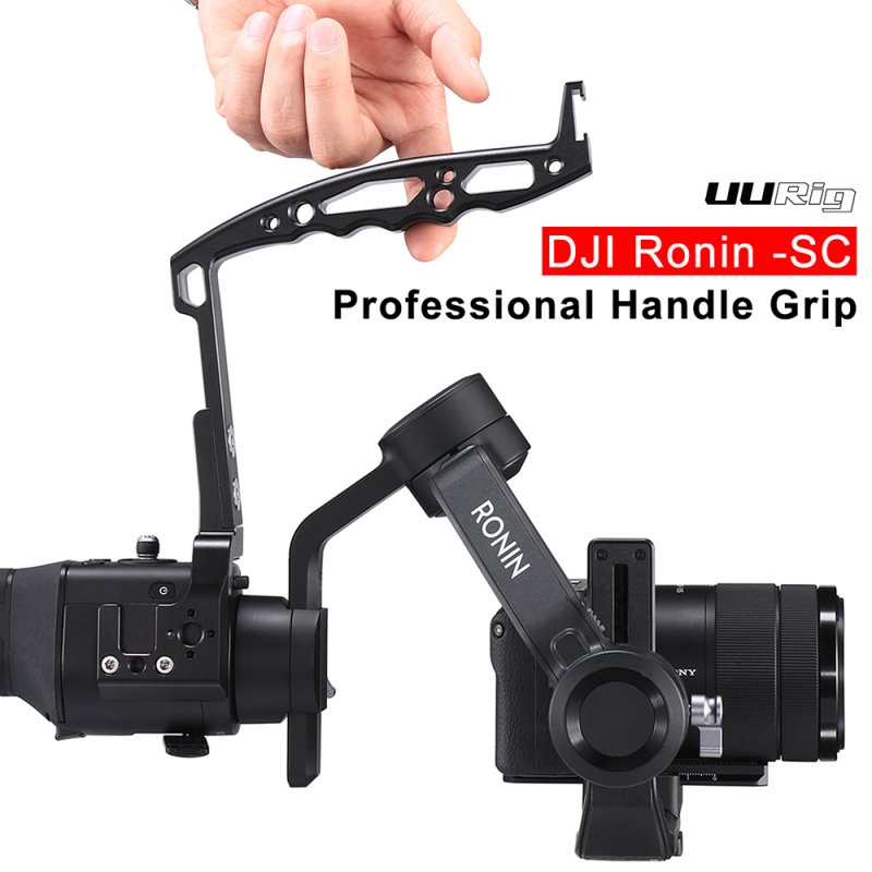 Ulanzi DH12 Handheld Hand Grip Camera Stabilizer Gimbal for Dji Ronin SC Mount Handle Holder Grip  black