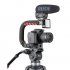 Ulanzi Handheld Pro Video Stabilizer U Shape Rig Triple Hot Shoe Handle Grip for Gopro 7 6  Black red