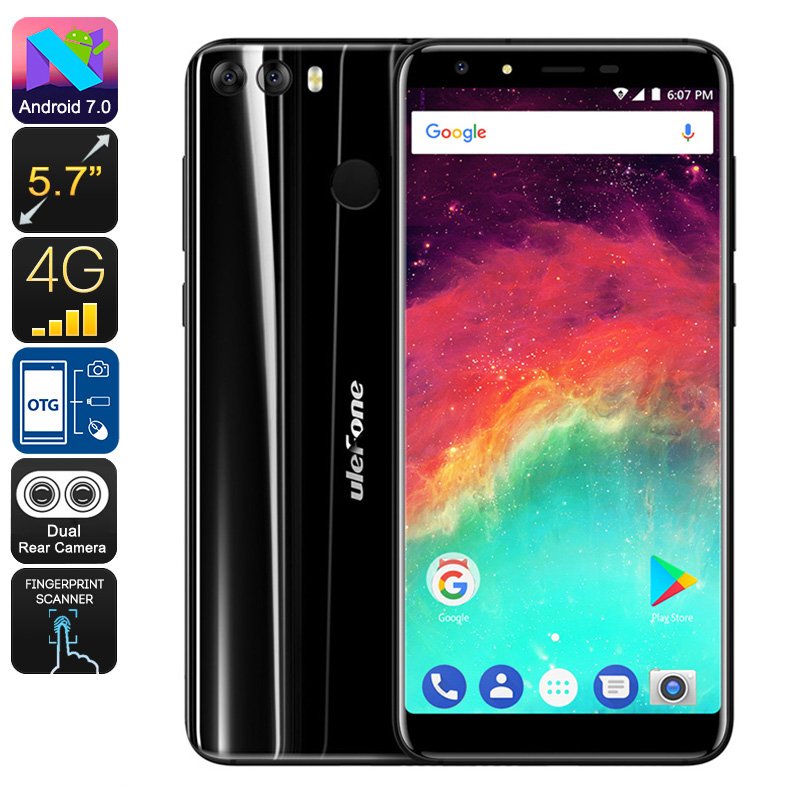 Ulefone Mix 2 Android Smartphone (Black)