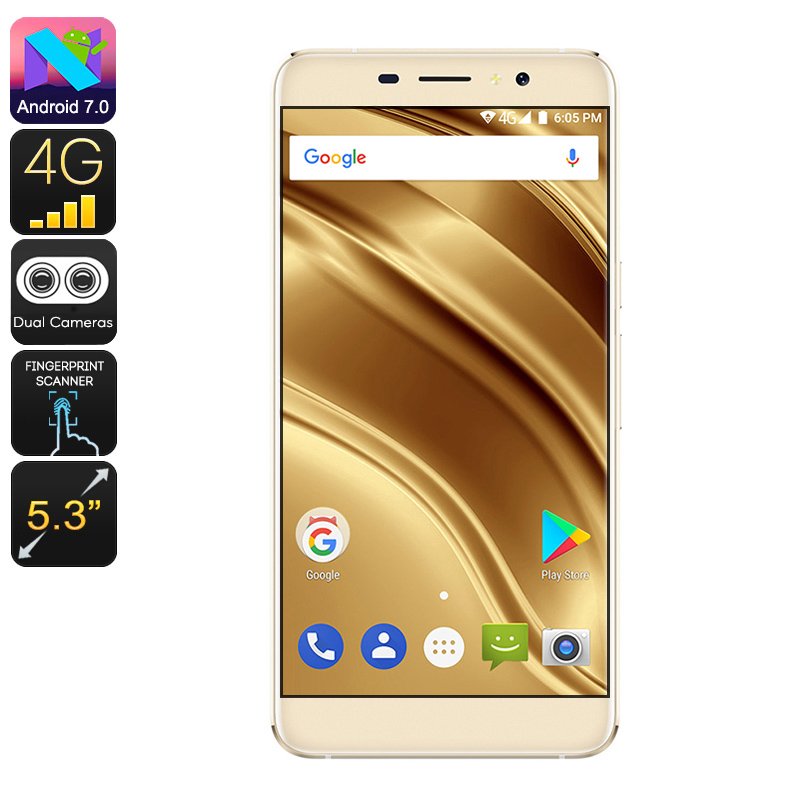 Ulefone S8 Pro Android Smartphone (Gold)