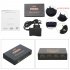 Ultra HD 4K 4 Port HDMI Splitter 1x4 Repeater Amplifier 1080P 3D Hub 1 In 4 Out US plug