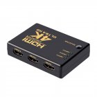Ultra HD HDMI Switch 3 Port 4K*2K Switcher Splitter Box for <span style='color:#F7840C'>DVD</span> HDTV Xbox PS3 PS4 black
