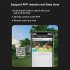 Ultra HD Solar Powered Surveillance Camera Cellular Trail Cameras Infrared Camera for Outdoor Garden EU Plug   64G Card