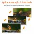 Ultra HD Solar Powered Surveillance Camera Cellular Trail Cameras Infrared Camera for Outdoor Garden EU Plug   64G Card