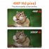 Ultra HD Solar Powered Surveillance Camera Cellular Trail Cameras Infrared Camera for Outdoor Garden EU Plug   64G Card