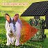 Ultra HD Solar Powered Surveillance Camera Cellular Trail Cameras Infrared Camera for Outdoor Garden EU Plug   64G Card