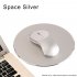 Ultra Slim Portable 2 4Ghz 1600dpi Aluminum Alloy Mute Rechargeable Mouse Wireless Charger Optical Gaming Mouse black