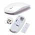 Ultra Thin 2 4G Optical Wireless Mouse USB Receiver Air Mouse for Laptop Notebook white