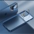 Ultra Thin Metal Stand Phone Case Camera Protector Shockproof Cover Blue for iPhone 14ProMax