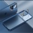 Ultra Thin Metal Stand Phone Case Camera Protector Shockproof Cover Blue for iPhone 14 Pro