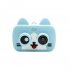 Ultra mini Smart Children s Camera IPS 1080P HD Kids Waterproof Digital Cameras 1200W 2 Inch Cartoon Camera Support WiFi TF Card Blue