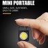 Ultra small Mini Led Flashlight Keychain Light Ultra light Portable Usb Rechargeable Flashlight For Hiking Camping W5134  Red 