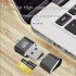 Ultra small TF Card Reader Metal High speed Mini Mobile Phone Memory Card Usb Built in TF Card Reader black