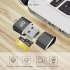 Ultra small TF Card Reader Metal High speed Mini Mobile Phone Memory Card Usb Built in TF Card Reader black