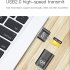 Ultra small TF Card Reader Metal High speed Mini Mobile Phone Memory Card Usb Built in TF Card Reader black