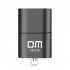Ultra small TF Card Reader Metal High speed Mini Mobile Phone Memory Card Usb Built in TF Card Reader black