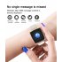 Ultra thin Fashion M8 Fitness Tracker IP67 Waterproof Blood Pressure Sports Call Reminder Bluetooth Smart iOS Watch blue