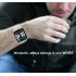 Ultra thin Fashion M8 Fitness Tracker IP67 Waterproof Blood Pressure Sports Call Reminder Bluetooth Smart iOS Watch black