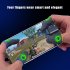Ultra thin Finger Cots  Cover Luminous Fingertips For Mobile Games Touch Screen Finger Cots Cover Sensitive Mobile Touch Blue