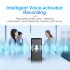 Ultra thin Sound Digital Recorder Portable Mini Voice Activated Dictaphone Hd Noise Cancelling Recording Mp3 Player 8GB