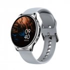 Ultra-thin Temperature Measurement Intelligent  Watch Y22 Bluetooth-compatible Calling Heart Rate High-definition Screen Wristband Bracelet silver grey