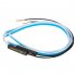 Ultrafine Cars LED Daytime Running Lights White Turn Signal Yellow Guide Strip for Headlight 45CM ice blue yellow