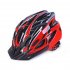 Ultralight Bicycle Helmet Integrated Molding Breathable Cycling Helmet for Man Woman red white free size