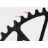 Ultralight LP Positive And Negative Teeth 52 54 56 58T Single Disc 130BCD Crank Bicycle Sprocket Black crank  50T disc   set Special size