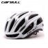 Ultralight Racing Cycling Helmet with Sunglasses Intergrally molded MTB Bicycle Helmet Mountain Road Bike Helmet white M  54 58CM 