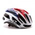 Ultralight Racing Cycling Helmet with Sunglasses Intergrally molded MTB Bicycle Helmet Mountain Road Bike Helmet Red and blue M  54 58CM 