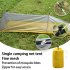 Ultralight Single Person Mesh Tent Outdoor Breathable Waterproof Portable Adjustable Tent for Camping Fishing Yellow