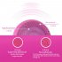 Ultrasonic Electric Cleansing Instrument Face Cleansing Brush Vibration Blackhead Epilator Pore Cleaner Massage USB Rechargeable Pink