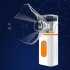 Ultrasonic Nebulizer Micrgrid Automizer Portable Rechargeable Handheld Household Child Adult Nebulizer Orange